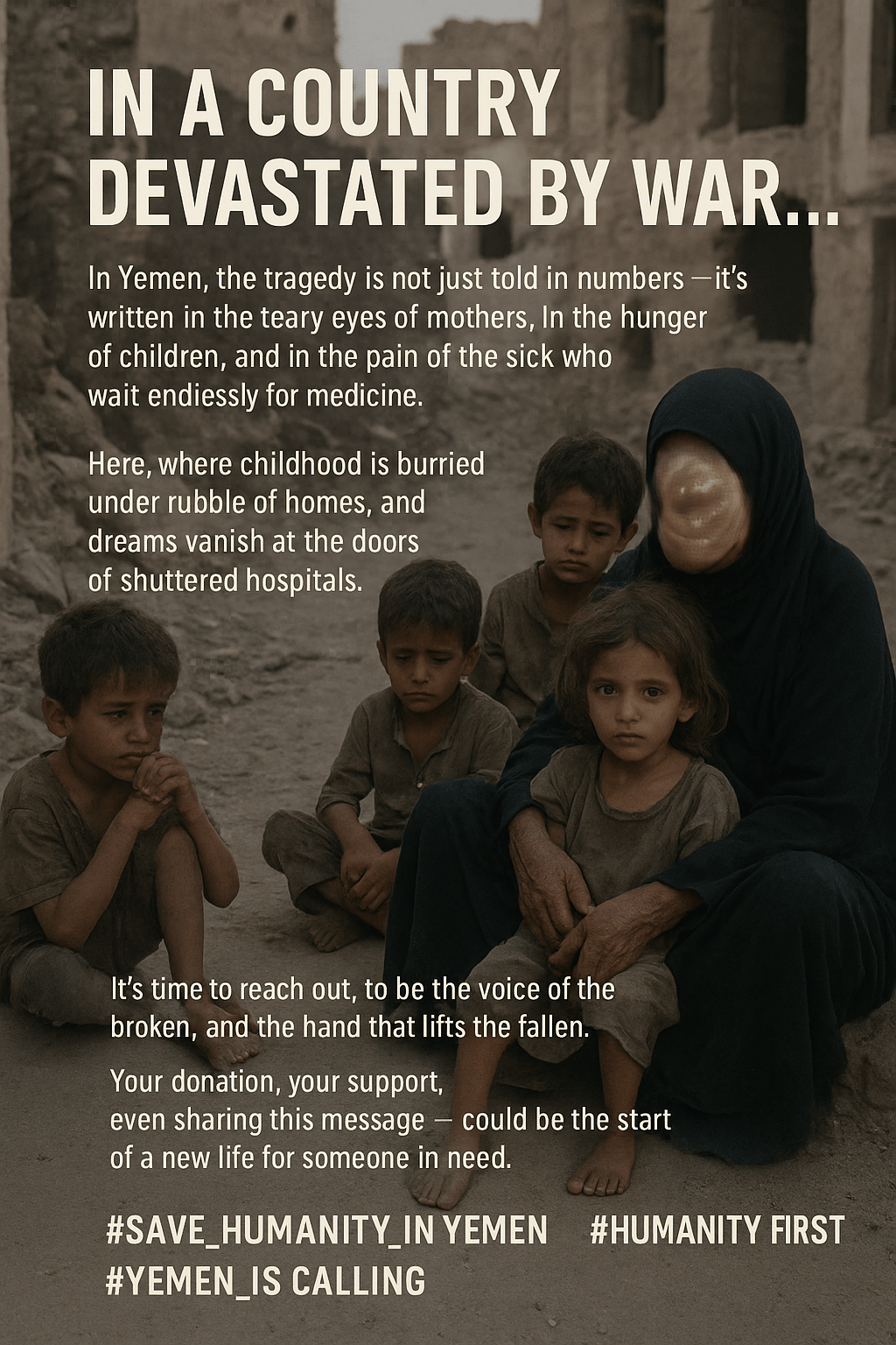 IN A COUNTRY DEVASTATED BY&nbsp;WAR…